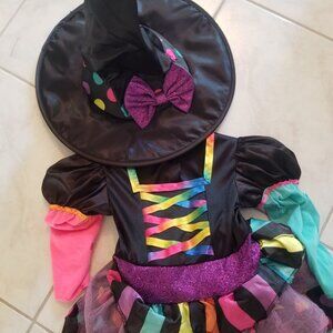Toddler girls witch costume size 3